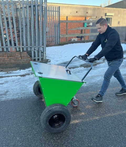 Pedestrian Drop Gritters